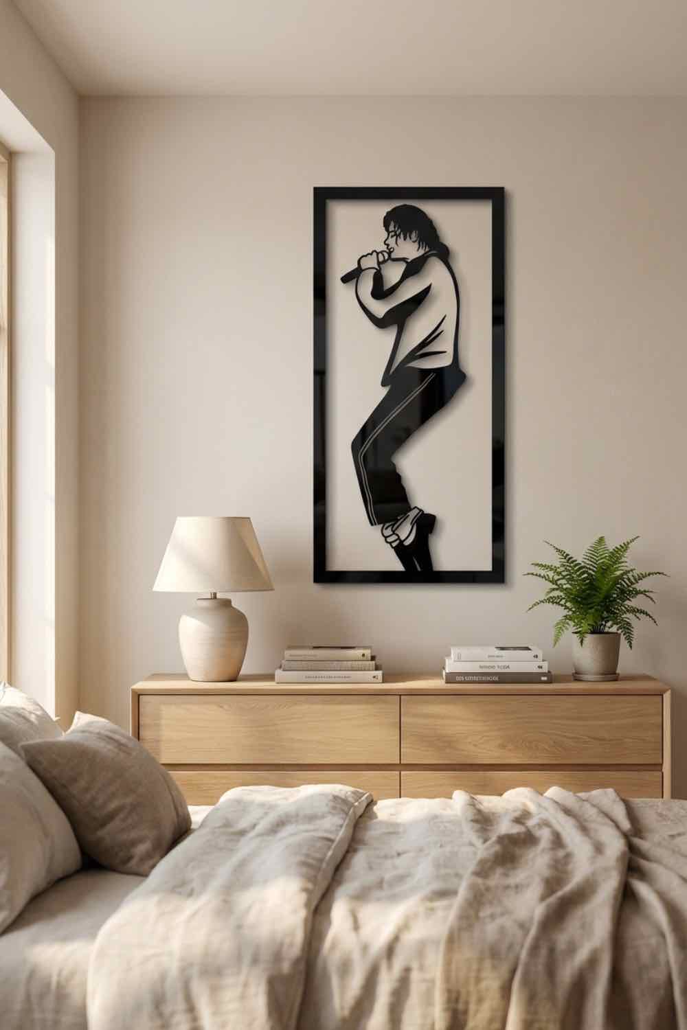 Michael Jackson In Concert - Cuadro decorativo | Cortayrecorta.es