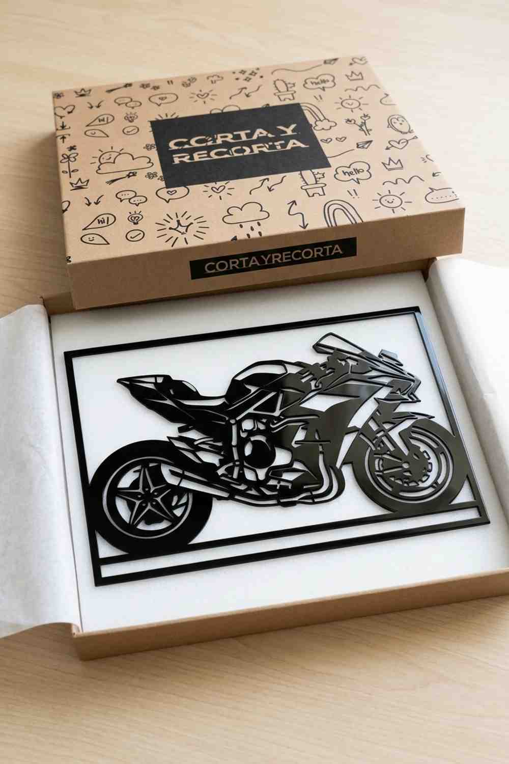 Kawasaki Ninja H2R 2015 - Cuadro decorativo | Cortayrecorta.es