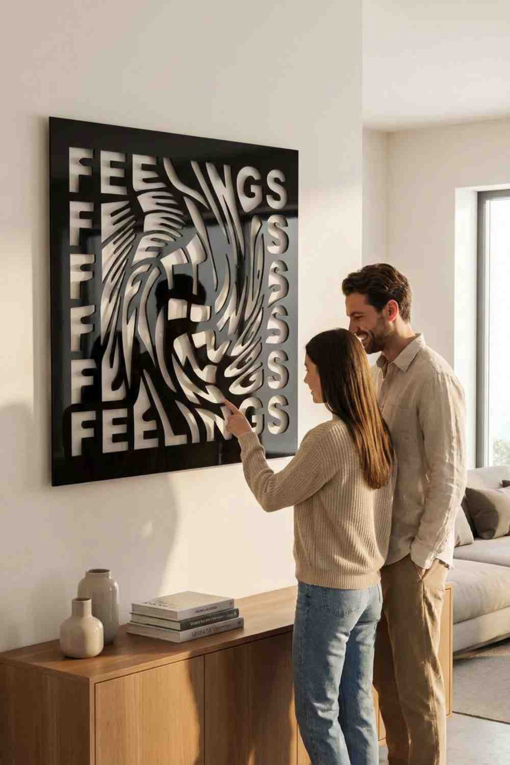 Feelings - Cuadro decorativo | Cortayrecorta.es