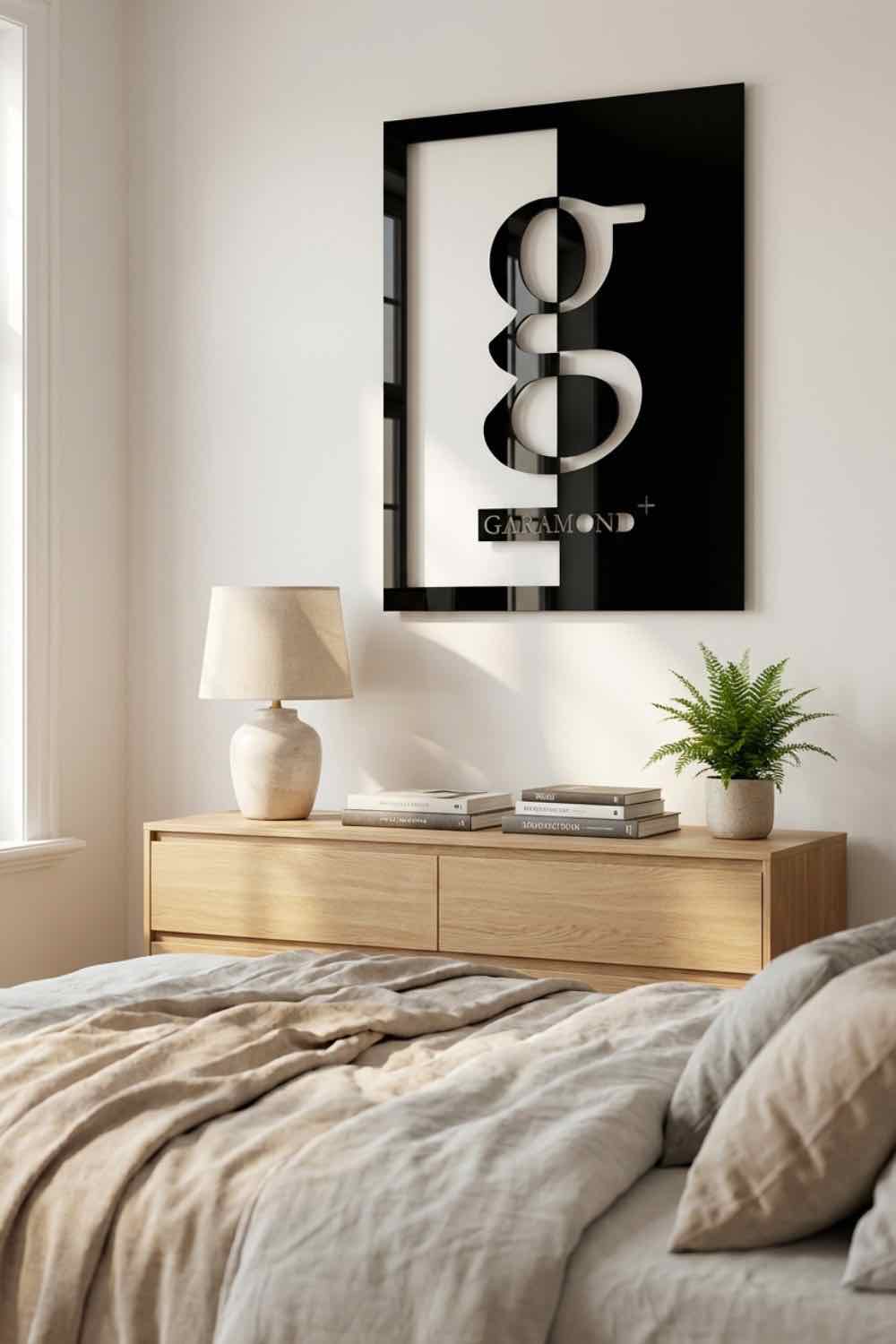 Garamond - Cuadro decorativo | Cortayrecorta.es