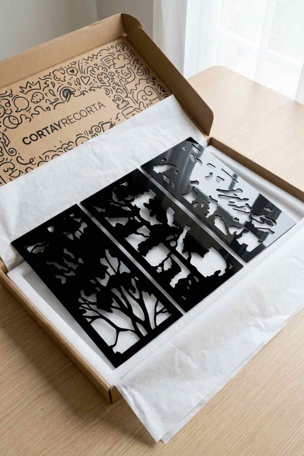 Arboles - Cuadro decorativo | Cortayrecorta.es