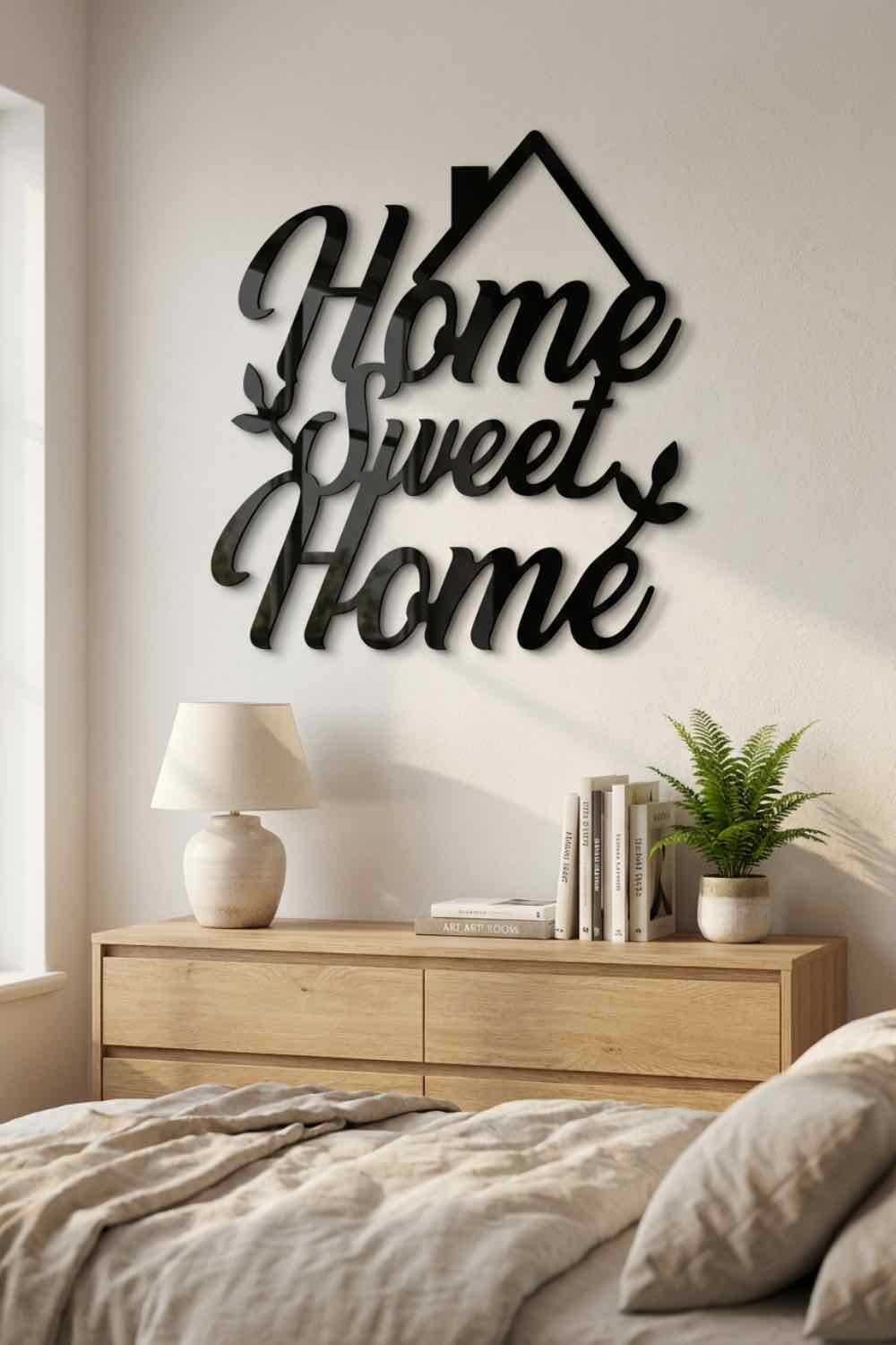 Home sweet home - Cuadro decorativo | Cortayrecorta.es