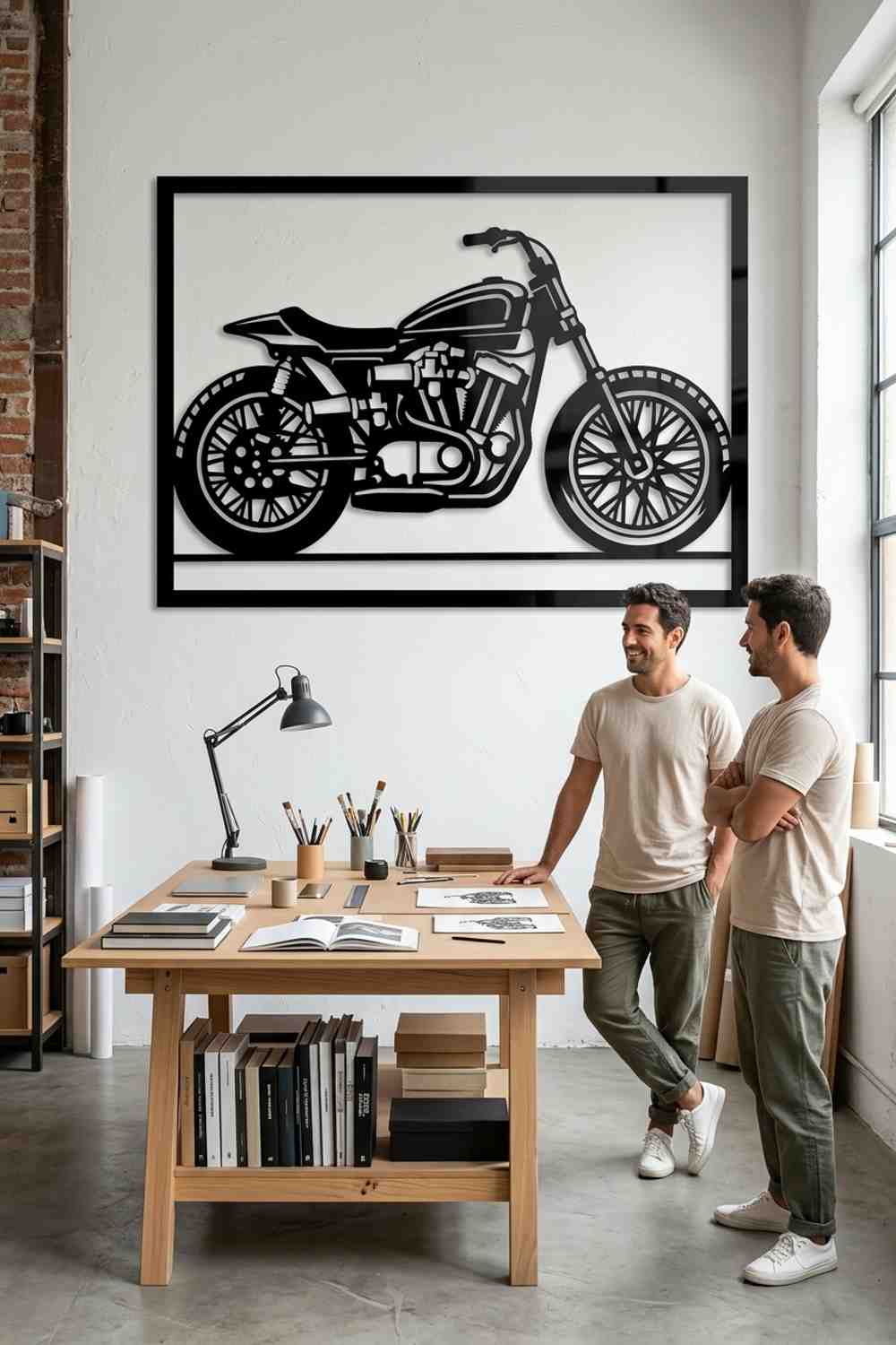 Harley-Davidson XR750 del año 2000 - Cuadro decorativo | Cortayrecorta.es