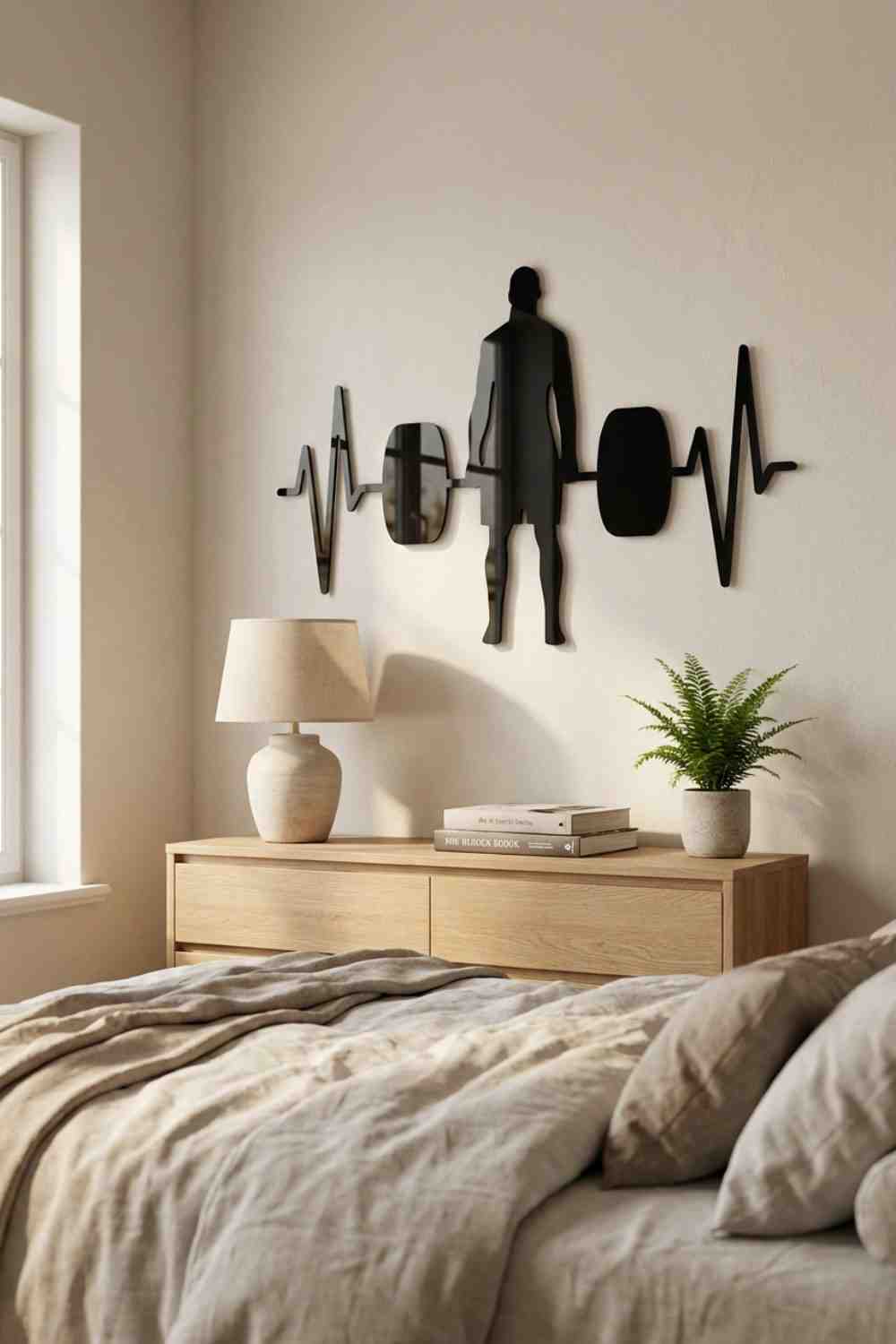 Heart beat gym - Cuadro decorativo | Cortayrecorta.es