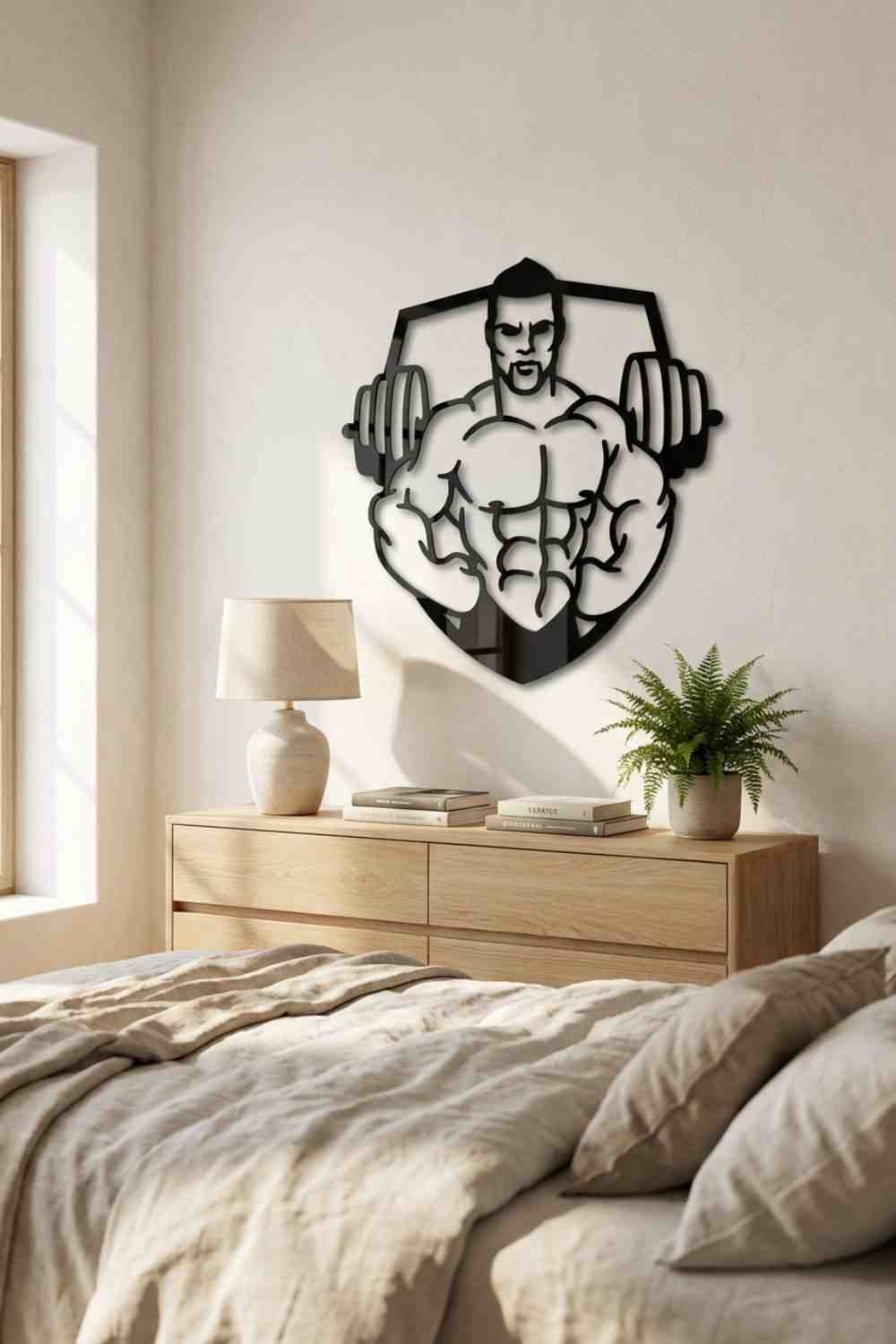 Musculoso - Cuadro decorativo | Cortayrecorta.es