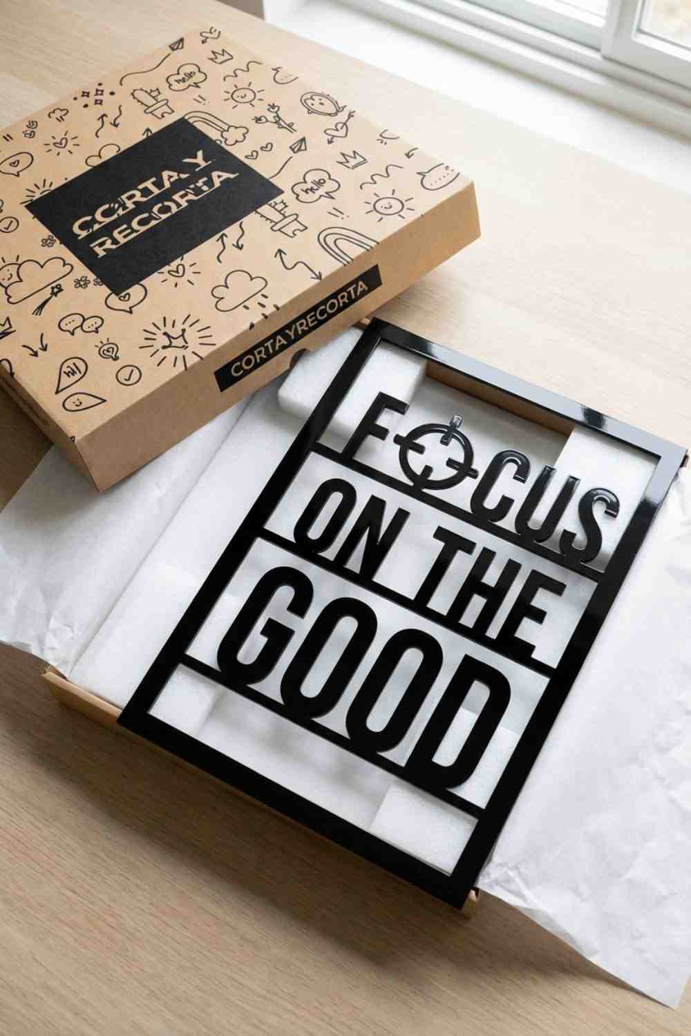 Focus on the good - Cuadro decorativo | Cortayrecorta.es