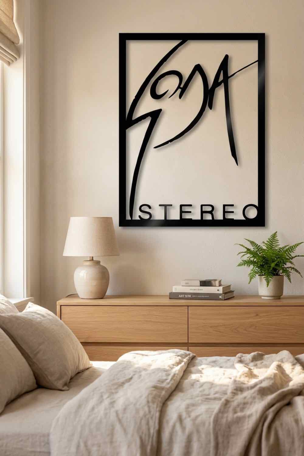 Logo Soda Estereo - Cuadro decorativo | Cortayrecorta.es