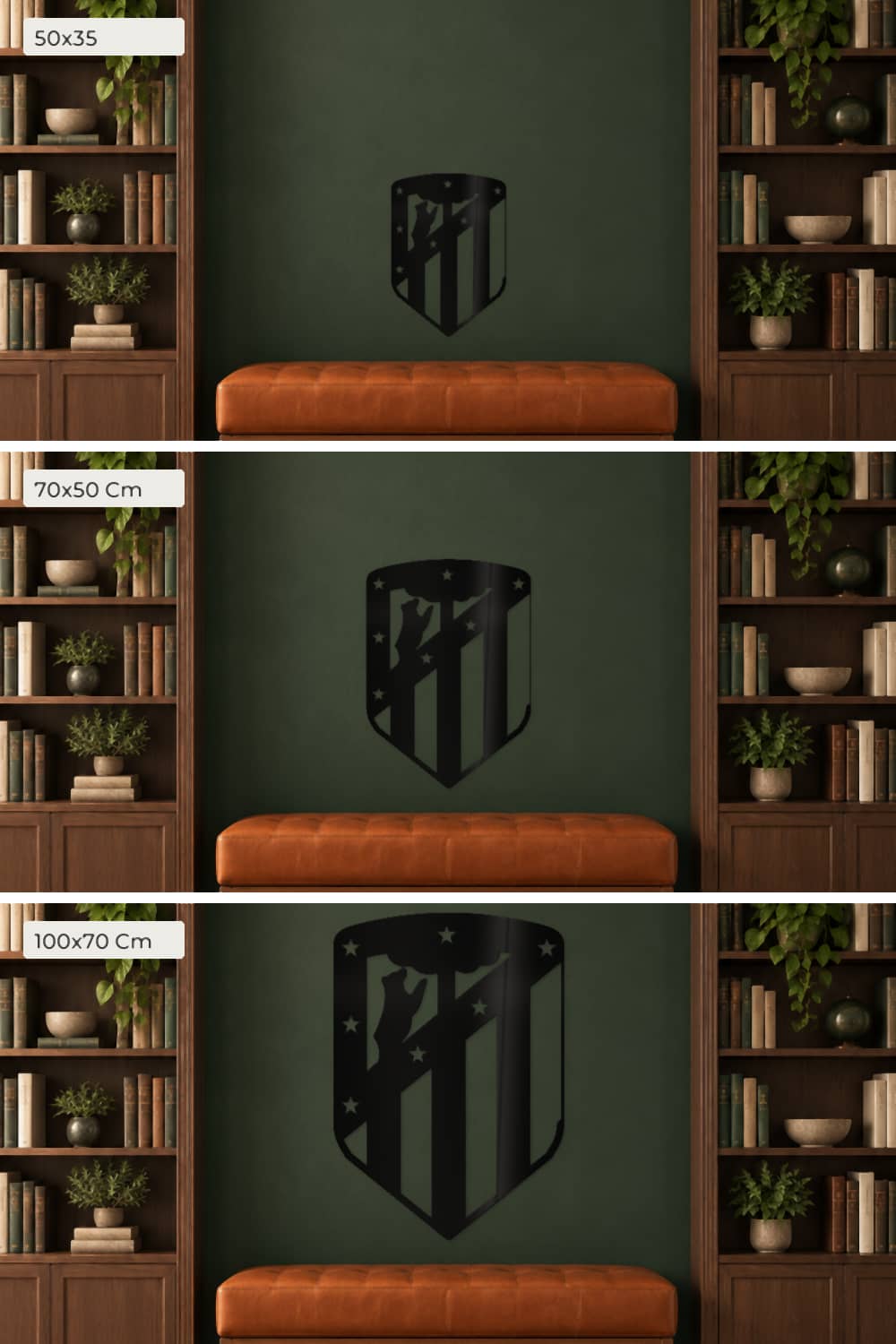 At Mad Original · comparativa de las tres medidas en la misma biblioteca