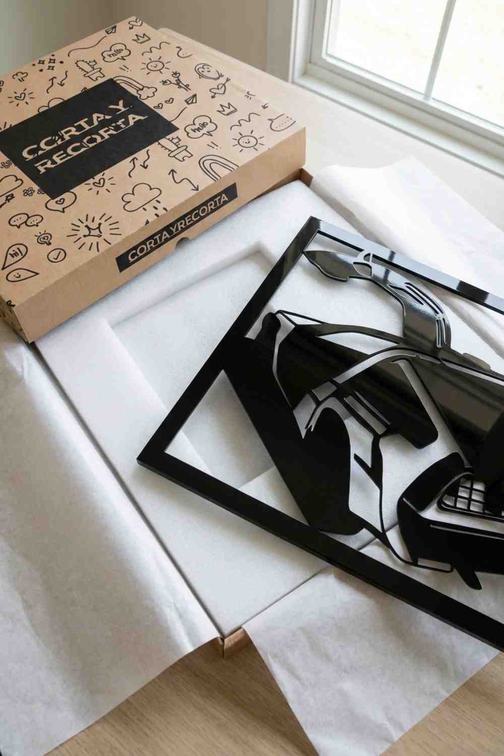 Regreso Al Futuro Dmc Delorean - Cuadro decorativo | Cortayrecorta.es
