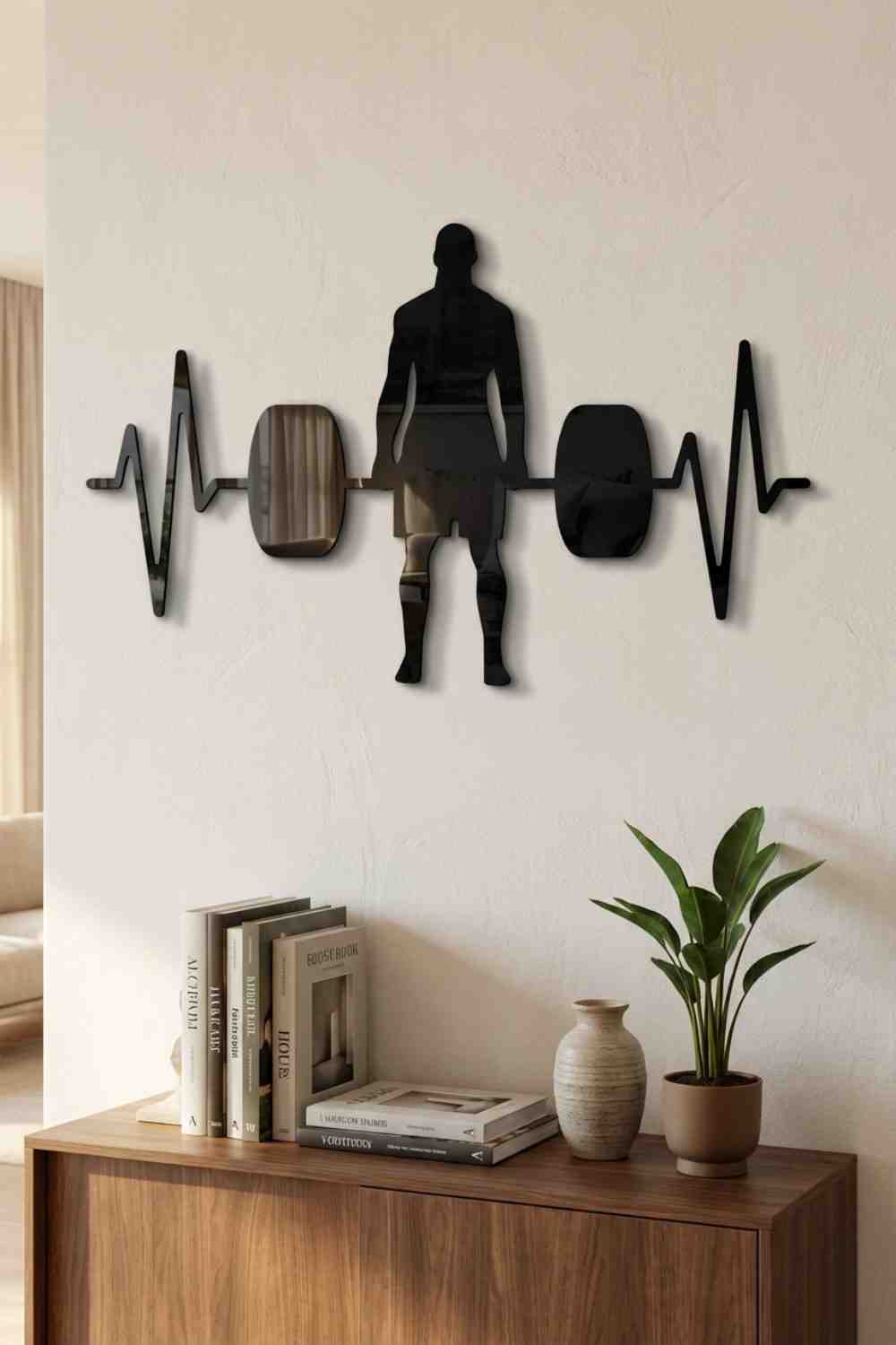 Heart beat gym - Cuadro decorativo | Cortayrecorta.es