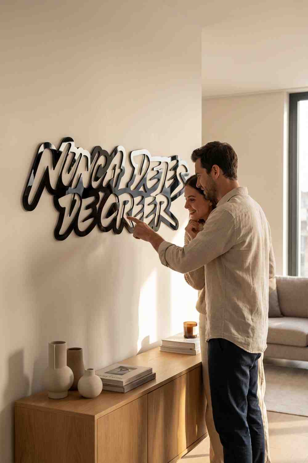Nunca Dejes De Creer - Cuadro decorativo | Cortayrecorta.es