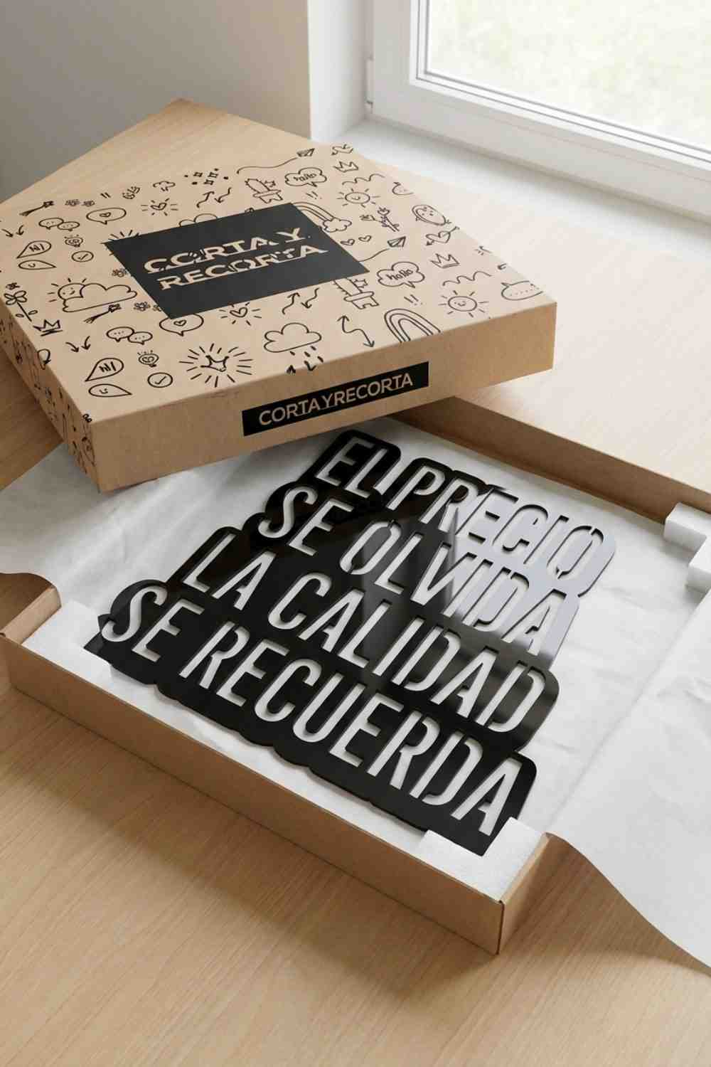 El precio se olvida - Cuadro decorativo | Cortayrecorta.es