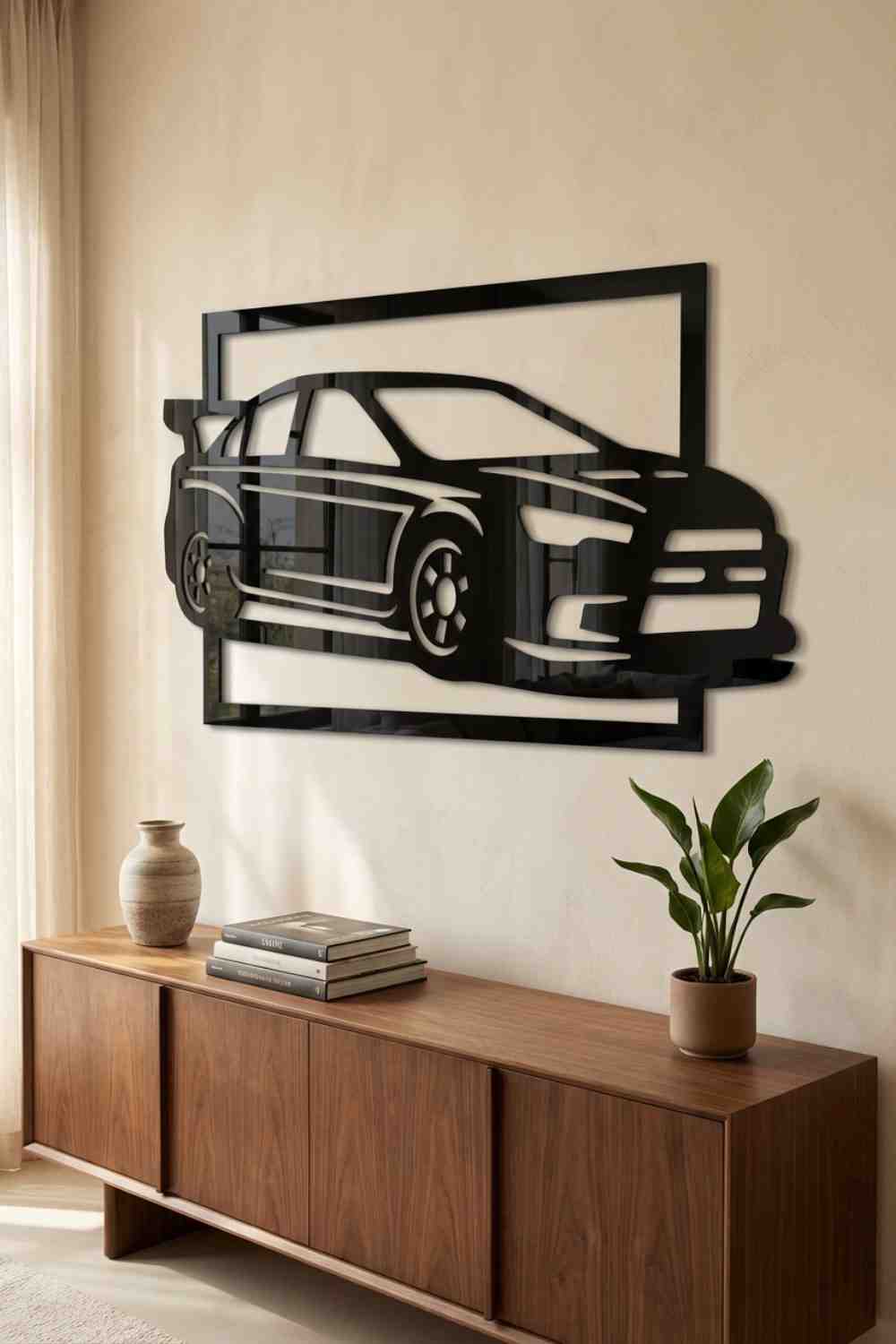 Mitsubishi Evo 9 - Cuadro decorativo | Cortayrecorta.es