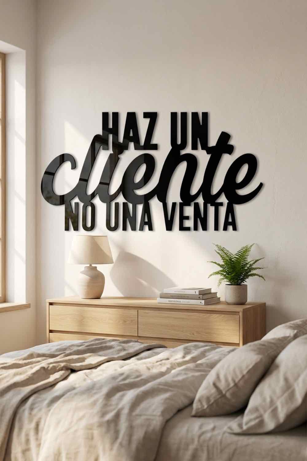 Haz un cliente, no una venta - Cuadro decorativo | Cortayrecorta.es