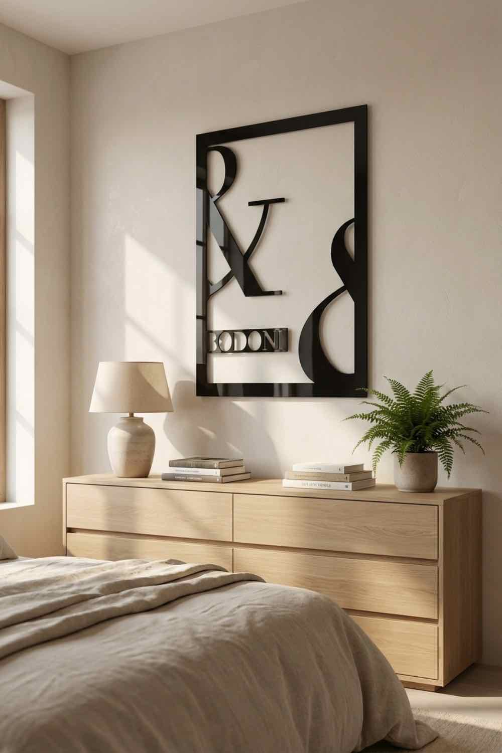 Bodoni - Cuadro decorativo | Cortayrecorta.es