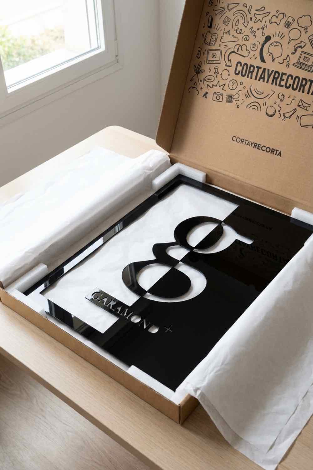 Garamond - Cuadro decorativo | Cortayrecorta.es
