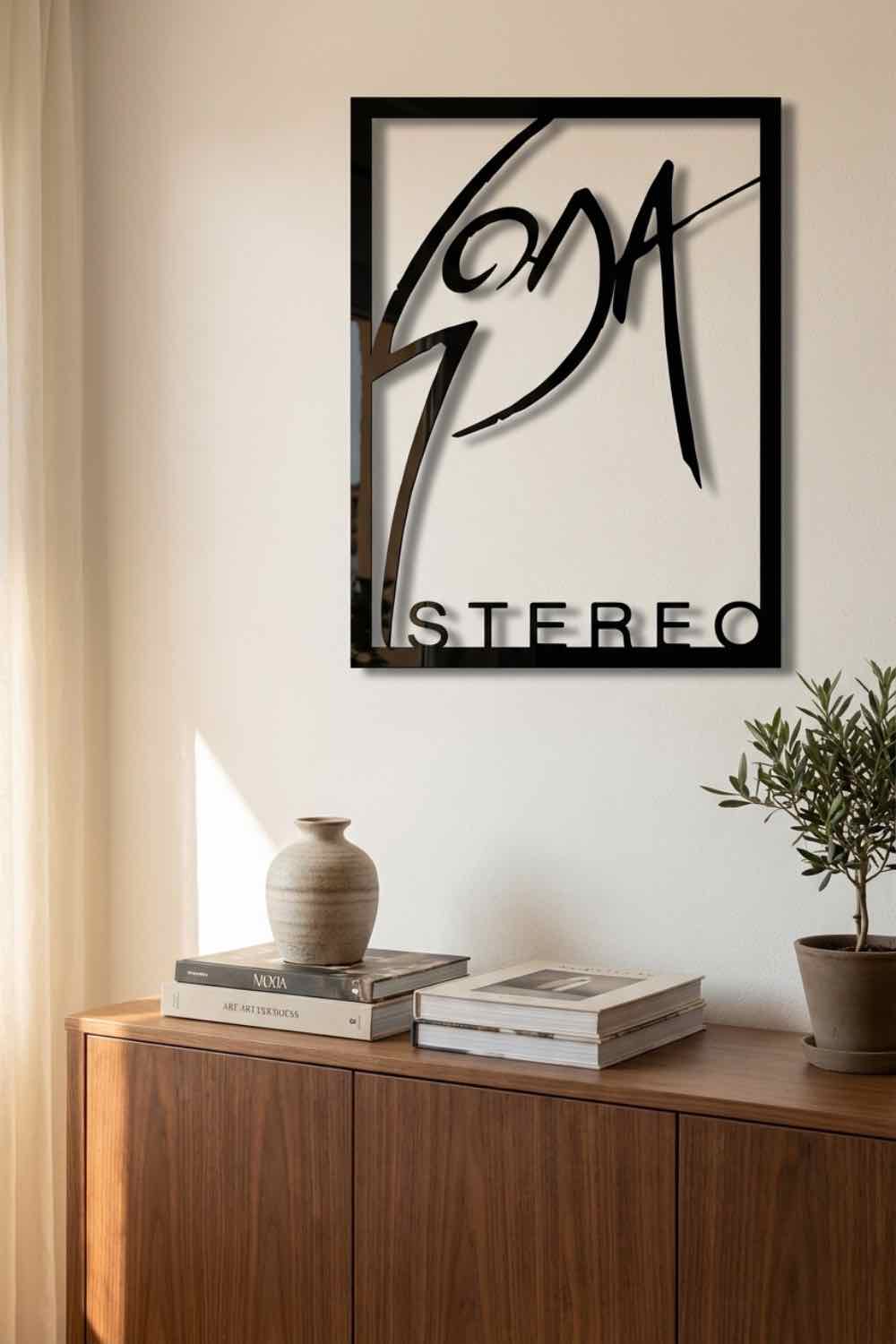 Logo Soda Estereo - Cuadro decorativo | Cortayrecorta.es