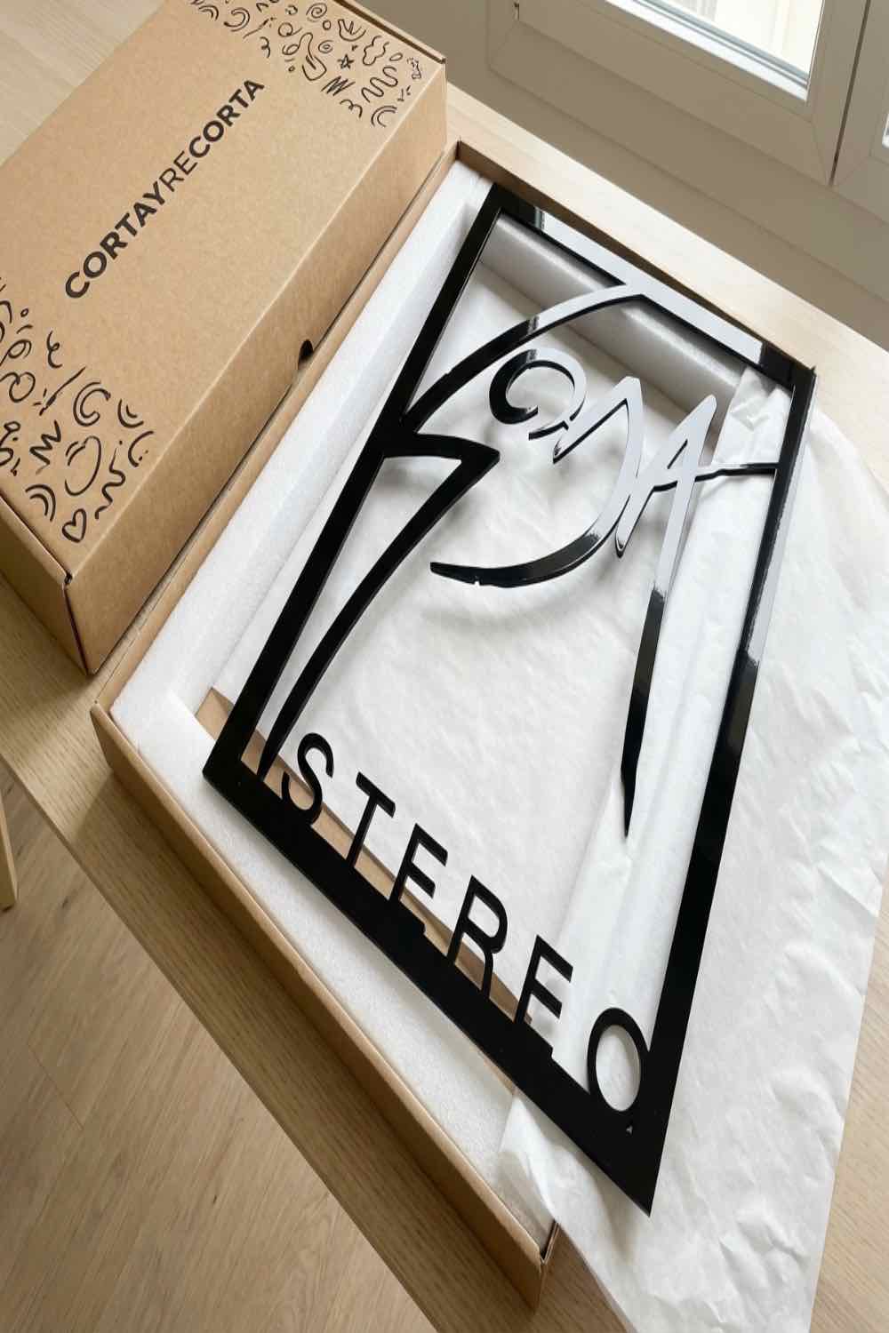 Logo Soda Estereo - Cuadro decorativo | Cortayrecorta.es