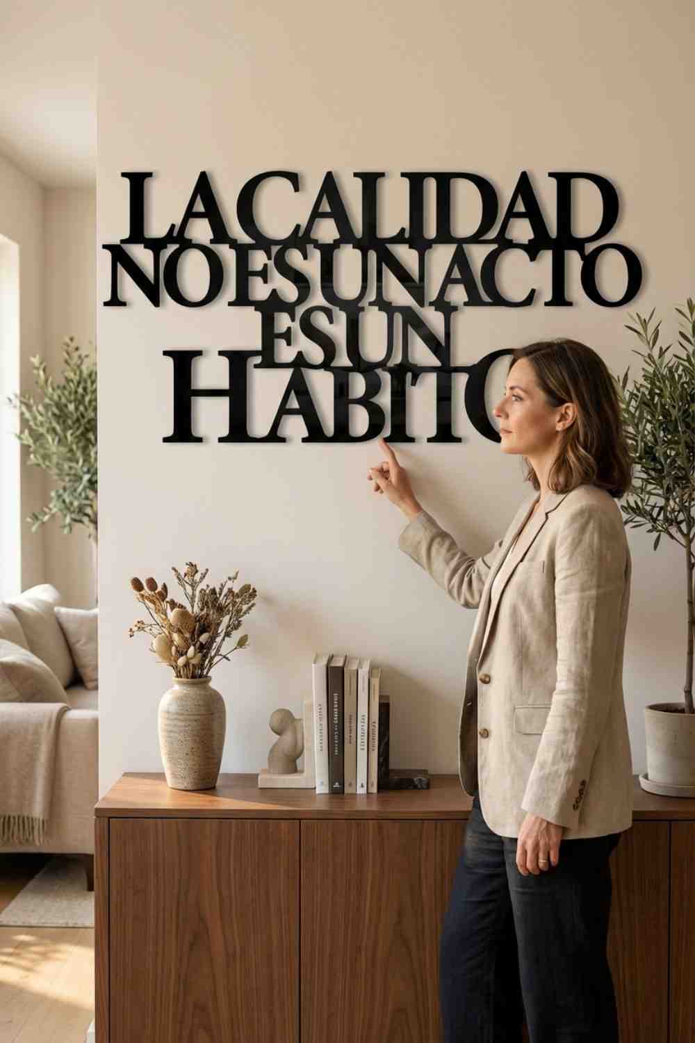La calidad no es un acto, es un hábito