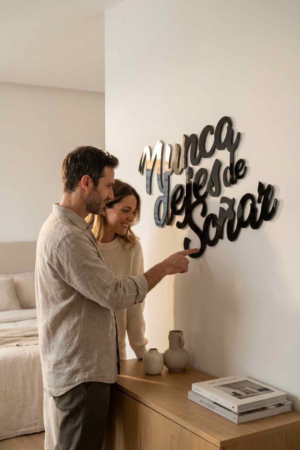 Nunca dejes de soñar - Cuadro decorativo | Cortayrecorta.es