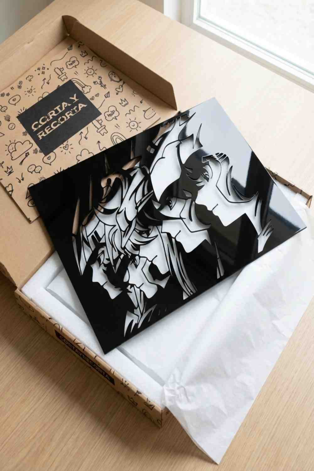 Caballeros Del Zodiaco en su caja original kraft de Corta y Recorta.