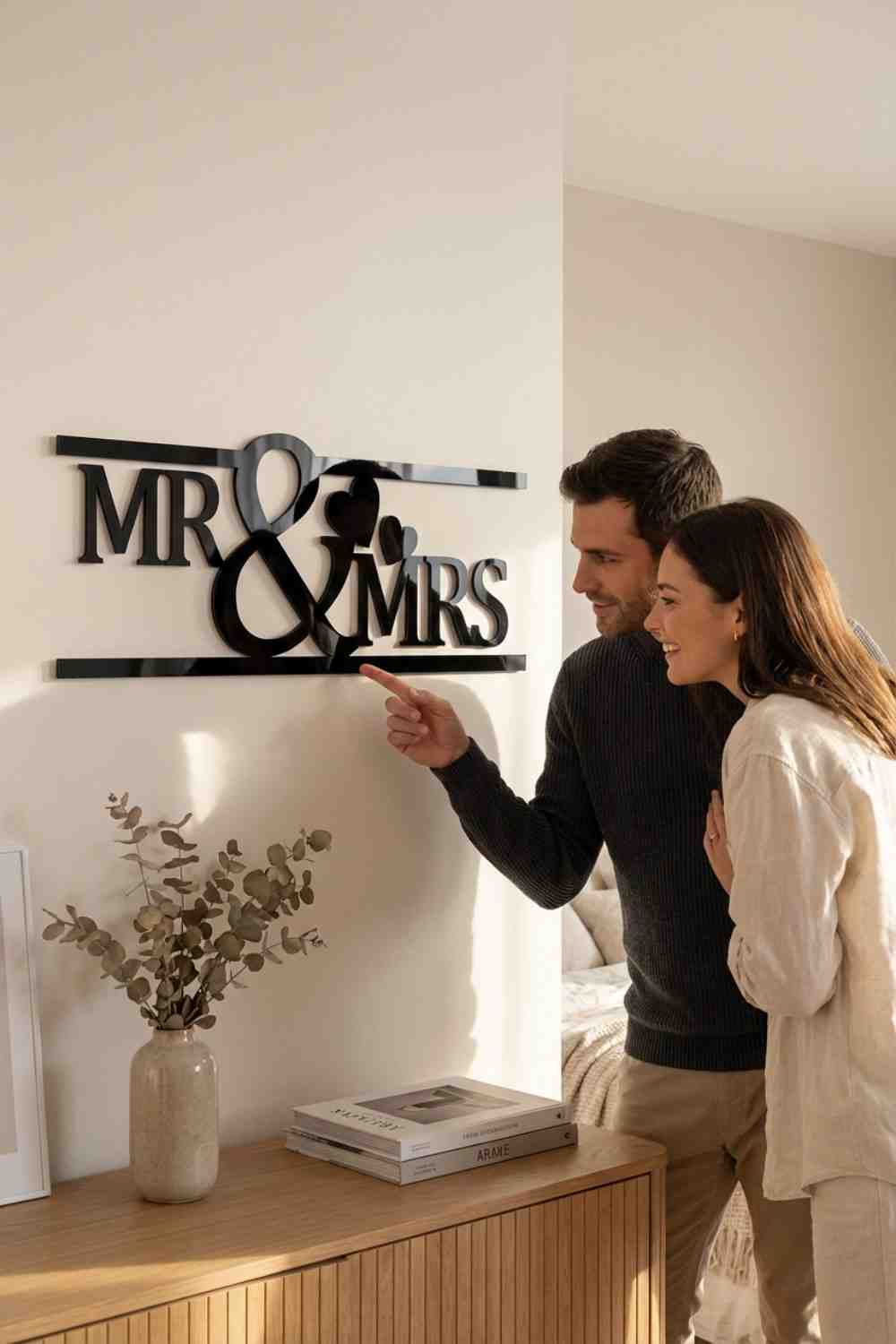 Mr & Mrs - Cuadro decorativo | Cortayrecorta.es