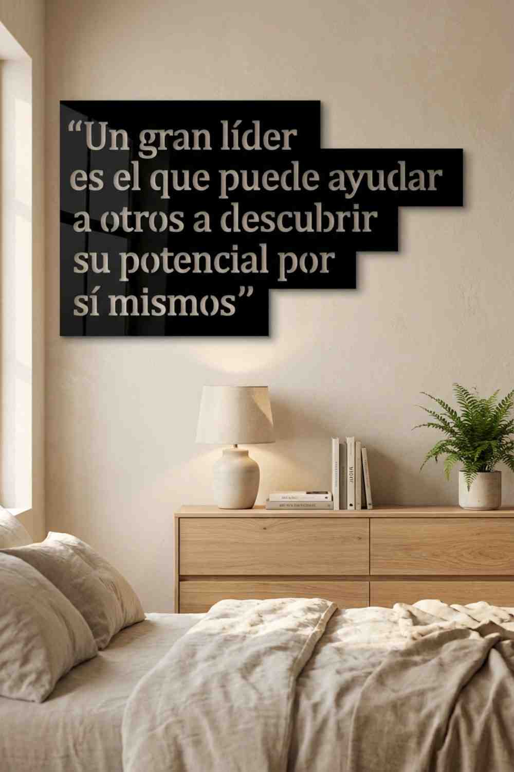 Un gran líder - Cuadro decorativo | Cortayrecorta.es