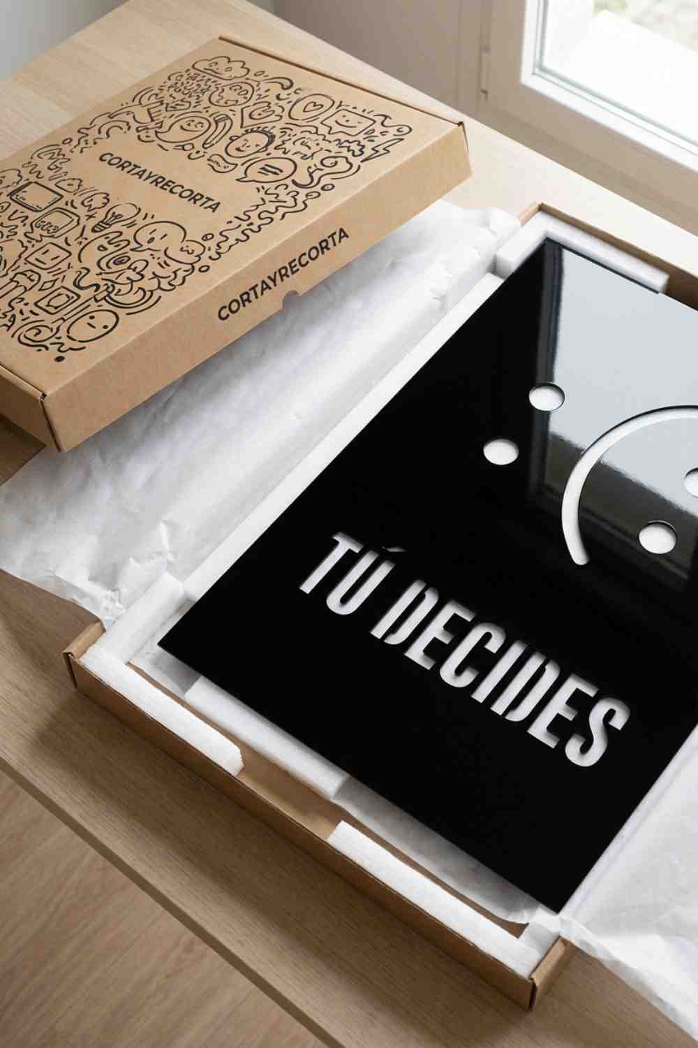 Tú decides - Cuadro decorativo | Cortayrecorta.es