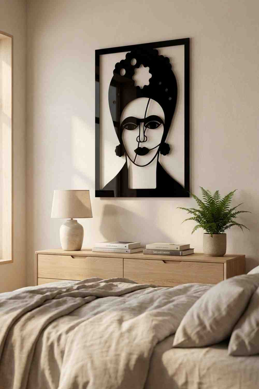 Frida Kahlo - Cuadro decorativo | Cortayrecorta.es