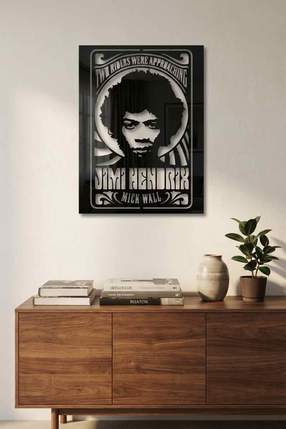 Jimi Hendrix - Cuadro decorativo | Cortayrecorta.es