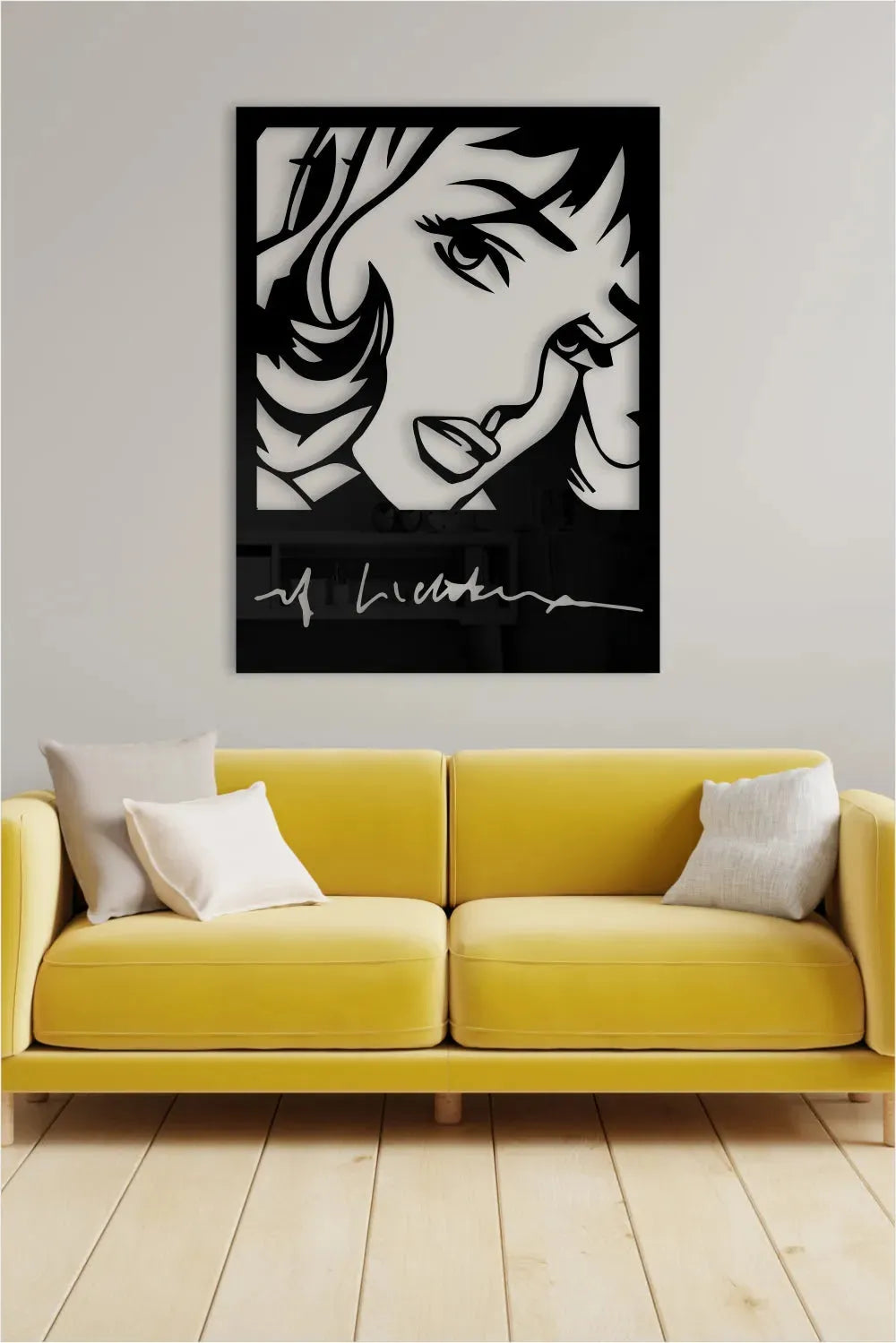 Chica De La Diadema - Lichtenstein