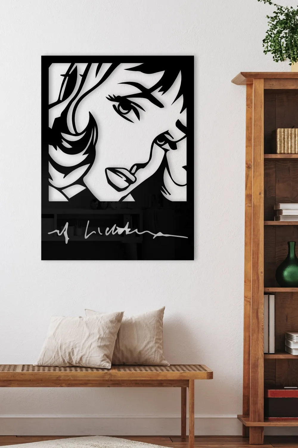 Chica De La Diadema - Lichtenstein