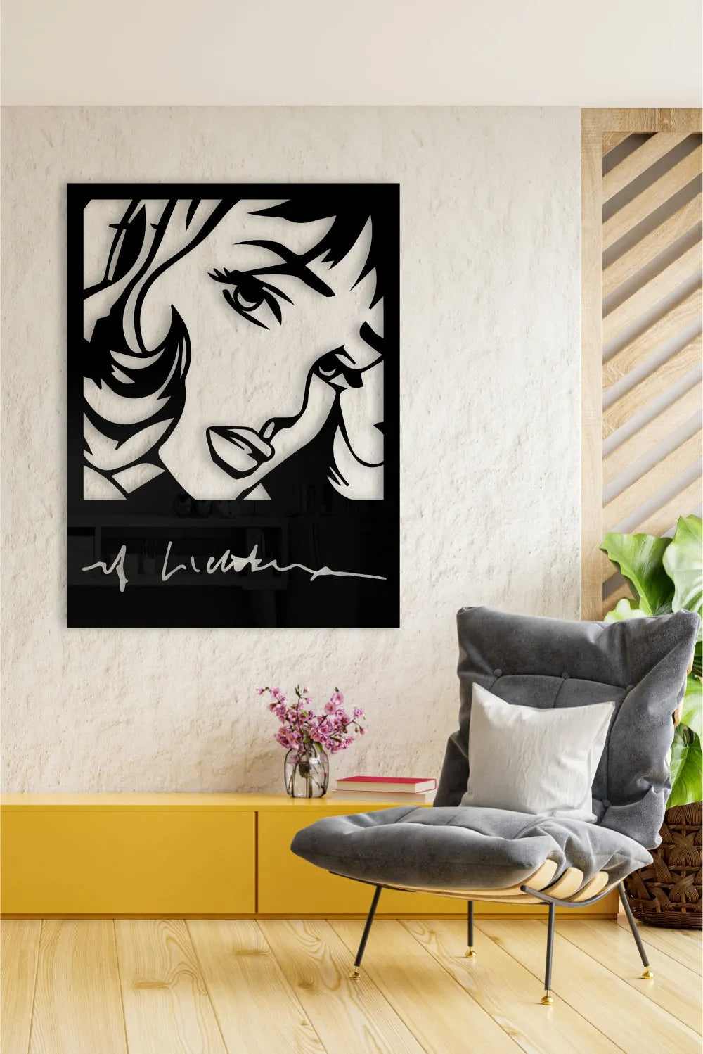 Chica De La Diadema - Lichtenstein