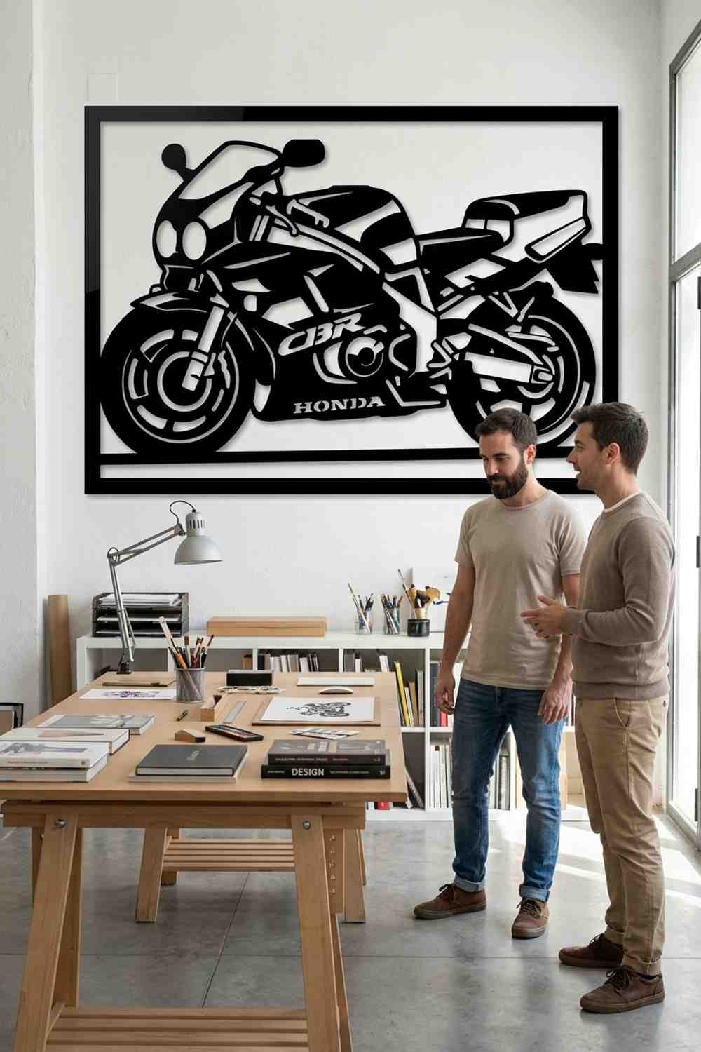 Honda CBR900RR FireBlade de 1992 - Cuadro decorativo | Cortayrecorta.es