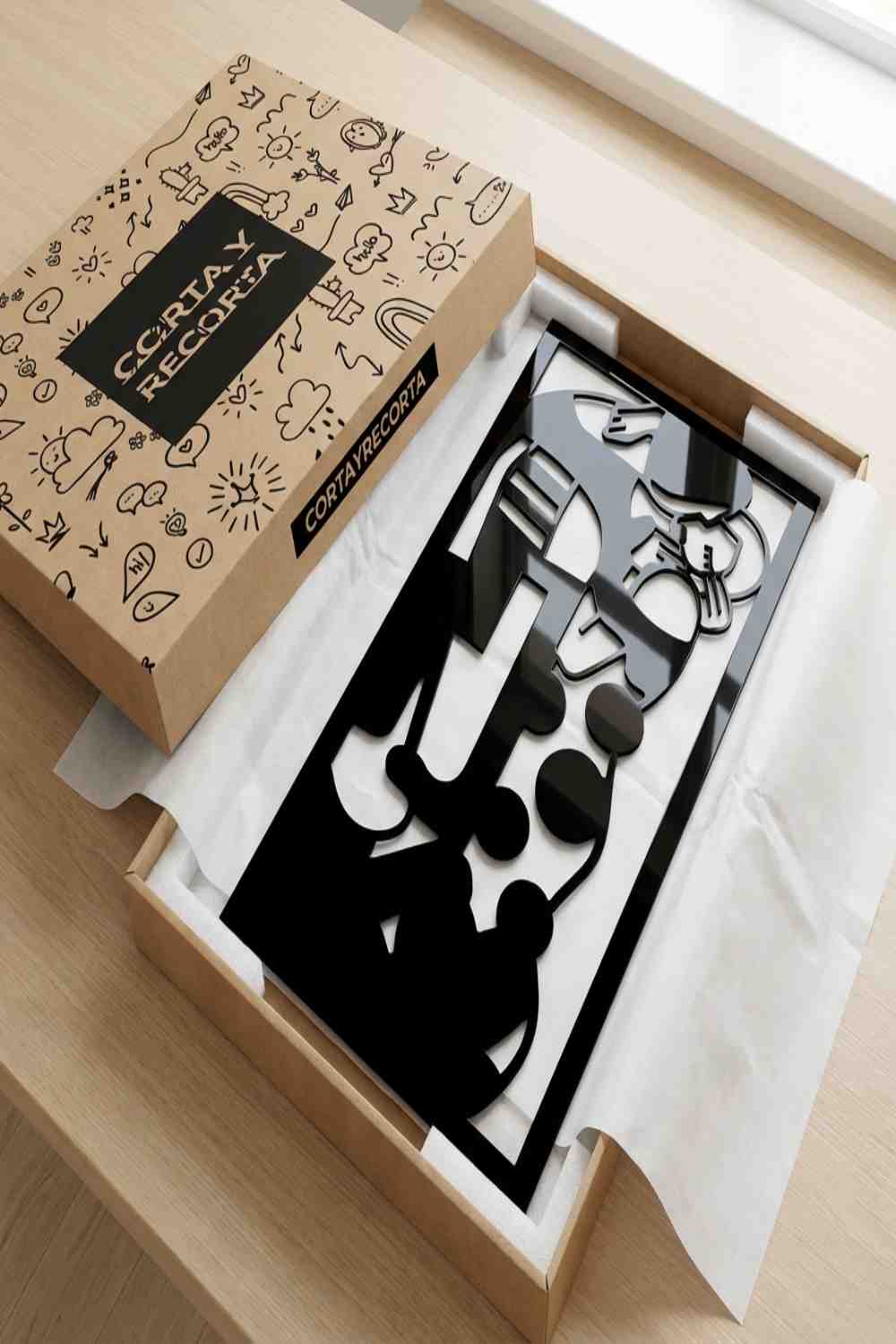 El Beso De Klimt - Cuadro decorativo | Cortayrecorta.es