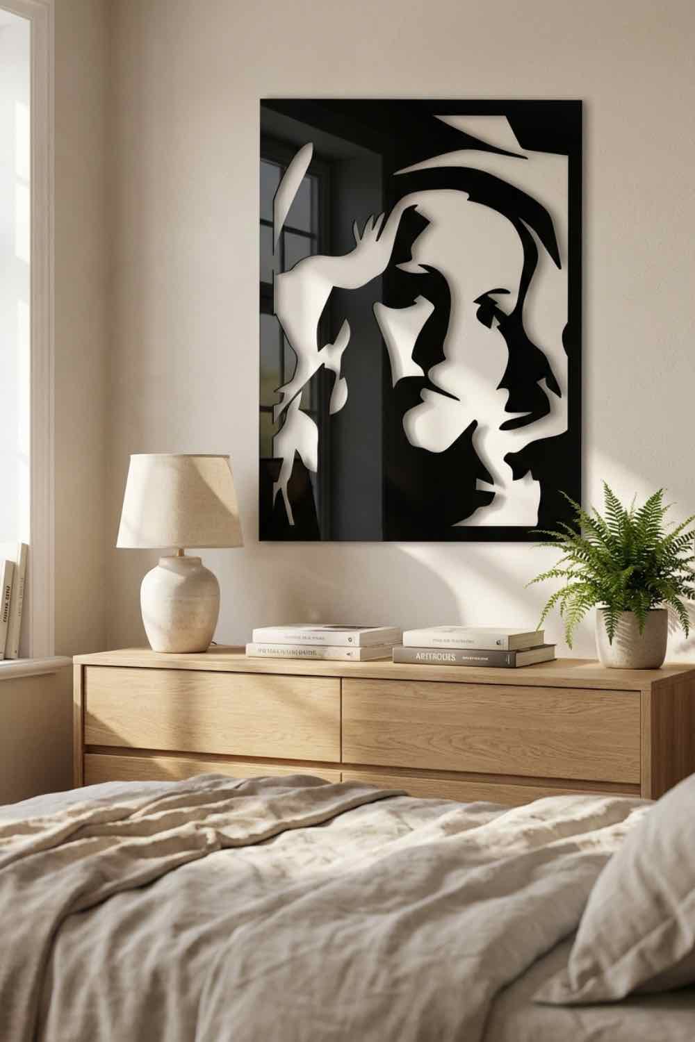 Madonna Pelo Largo - Cuadro decorativo | Cortayrecorta.es