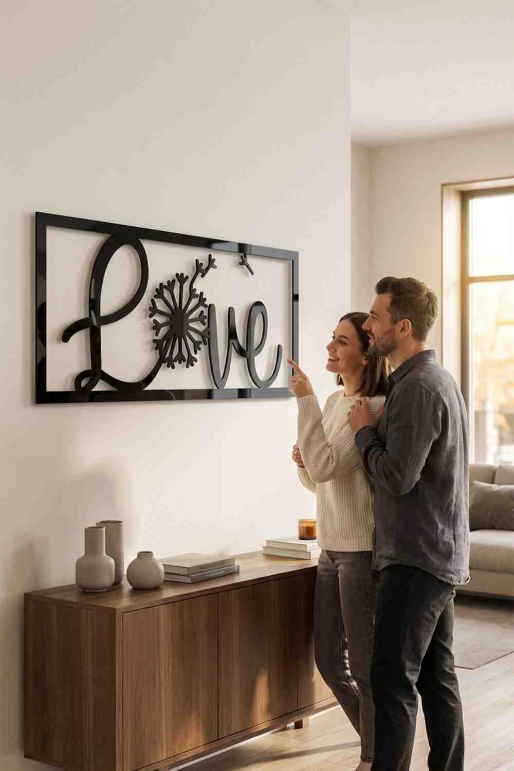 Love Diente De León - Cuadro decorativo | Cortayrecorta.es