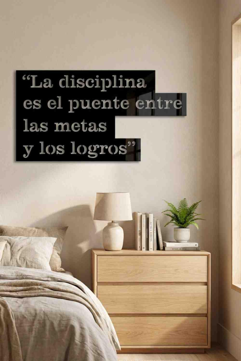 La disciplina - Cuadro decorativo | Cortayrecorta.es