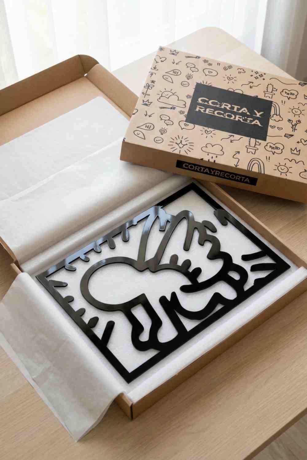 Angelillo, Keitg Haring - Cuadro decorativo | Cortayrecorta.es