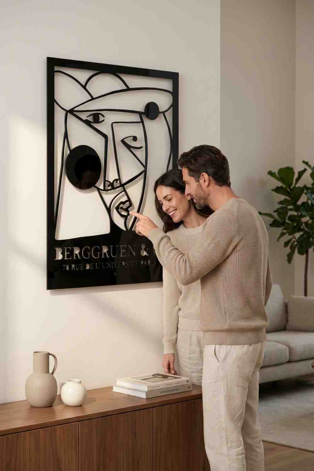 Cartel Exposicion Garabato De Picasso - Cuadro decorativo | Cortayrecorta.es