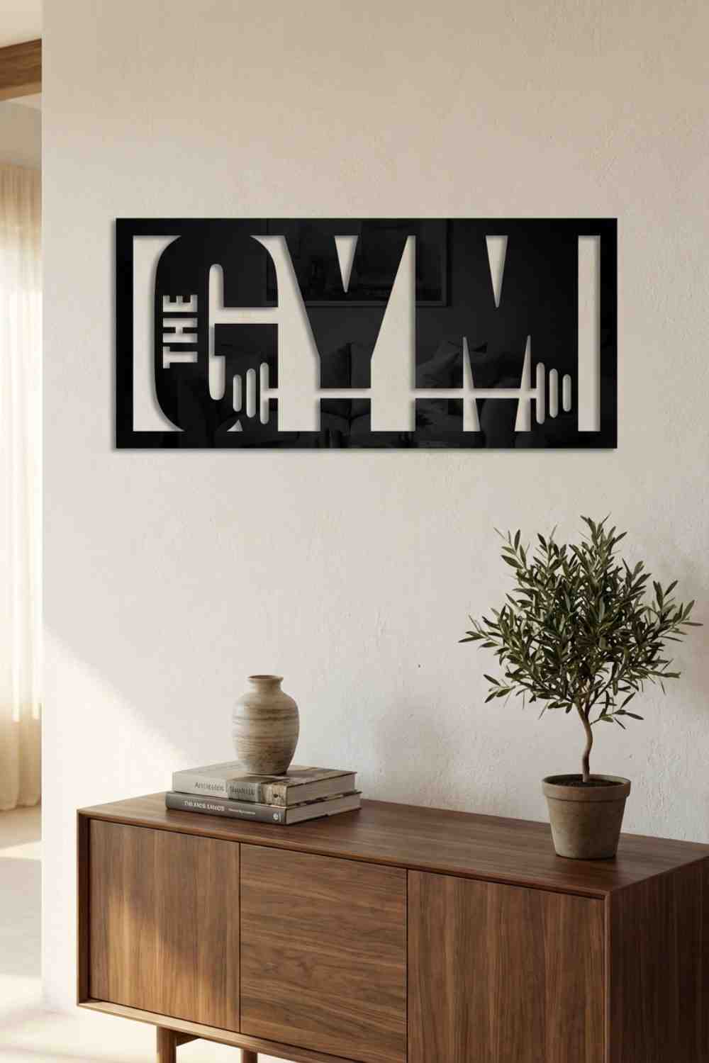 The gym - Cuadro decorativo | Cortayrecorta.es