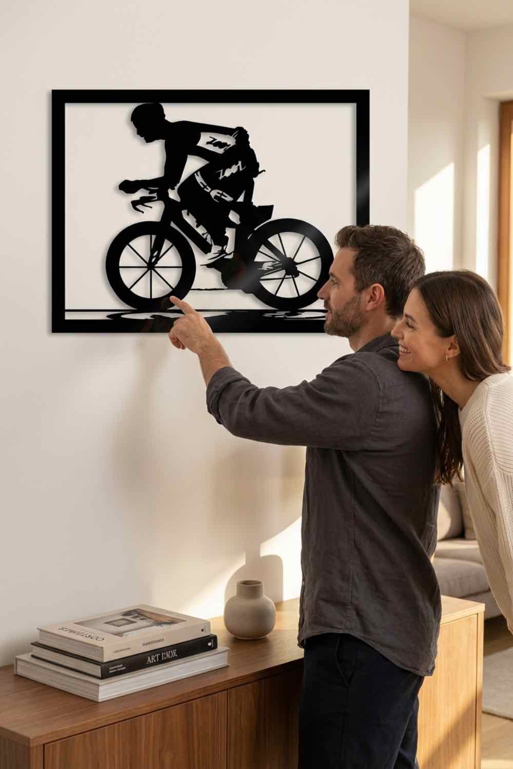 Triatleta - Cuadro decorativo | Cortayrecorta.es
