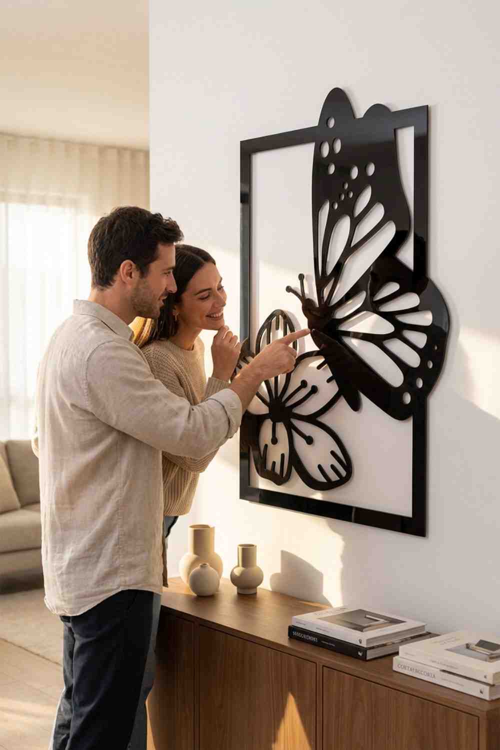 Mariposa Posando En La Flor