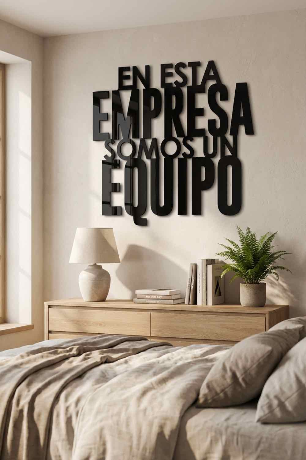 Somos equipo - Cuadro decorativo | Cortayrecorta.es