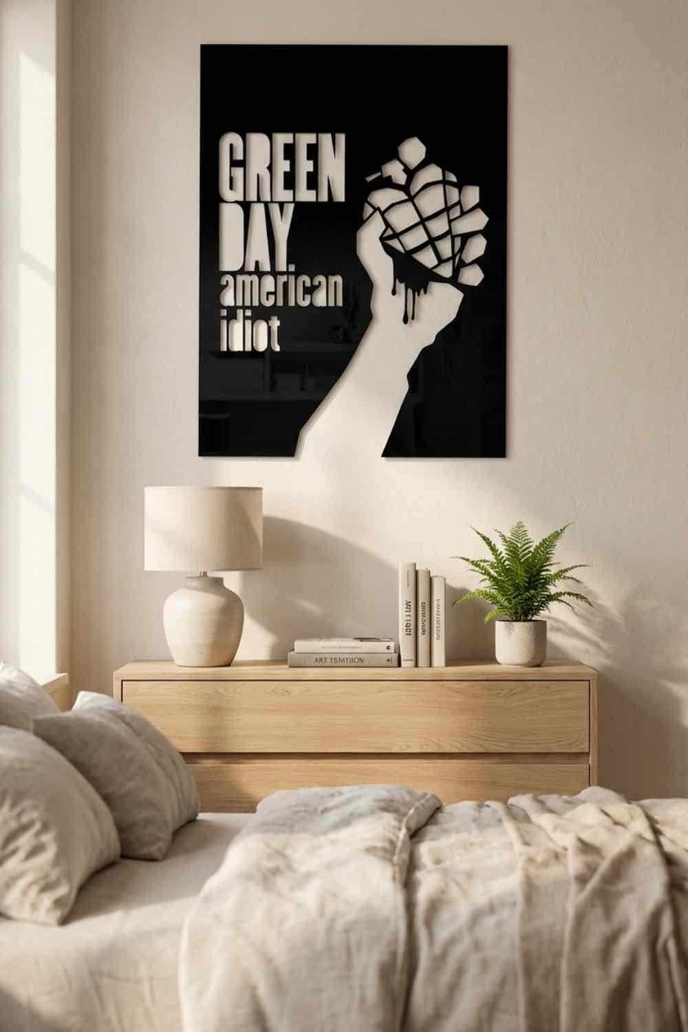Green Day - Cuadro decorativo | Cortayrecorta.es