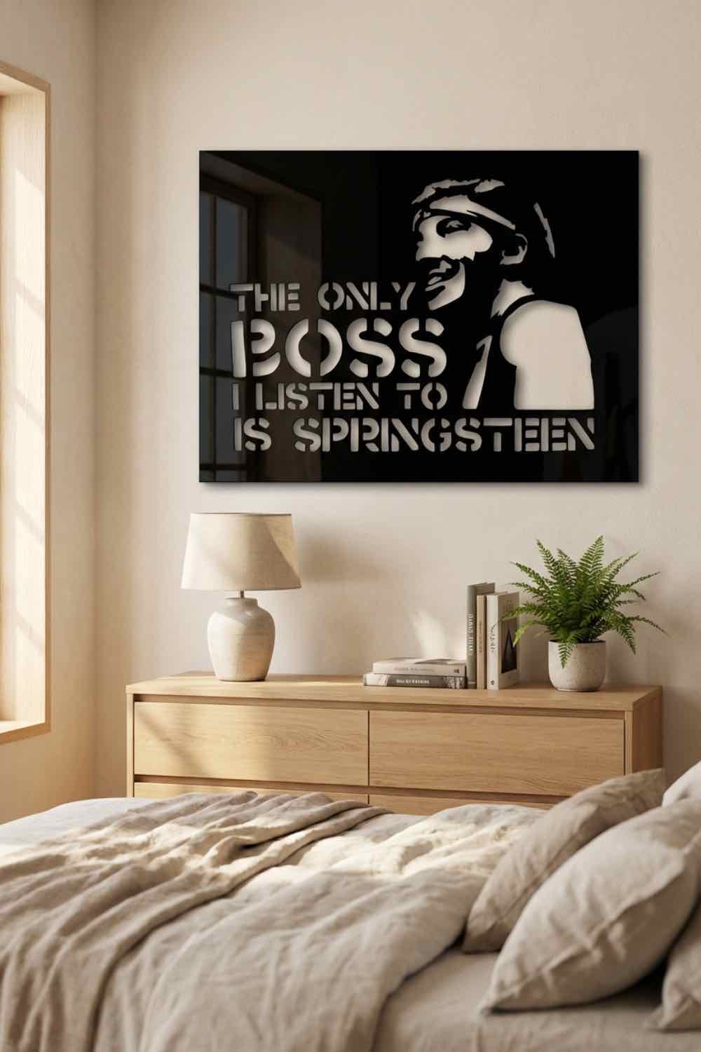 Bruce Springteen Badana - Cuadro decorativo | Cortayrecorta.es