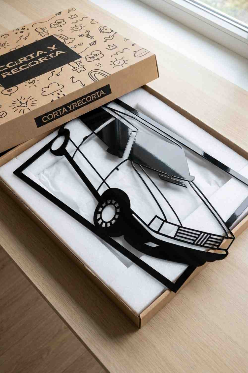 Fiat Uno Abarth - Cuadro decorativo | Cortayrecorta.es
