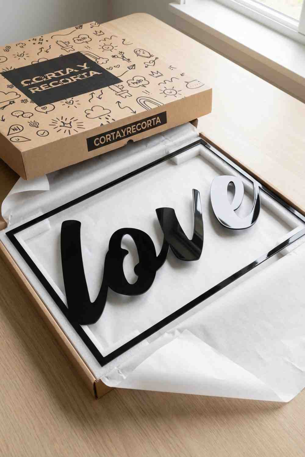 Love - Cuadro decorativo | Cortayrecorta.es