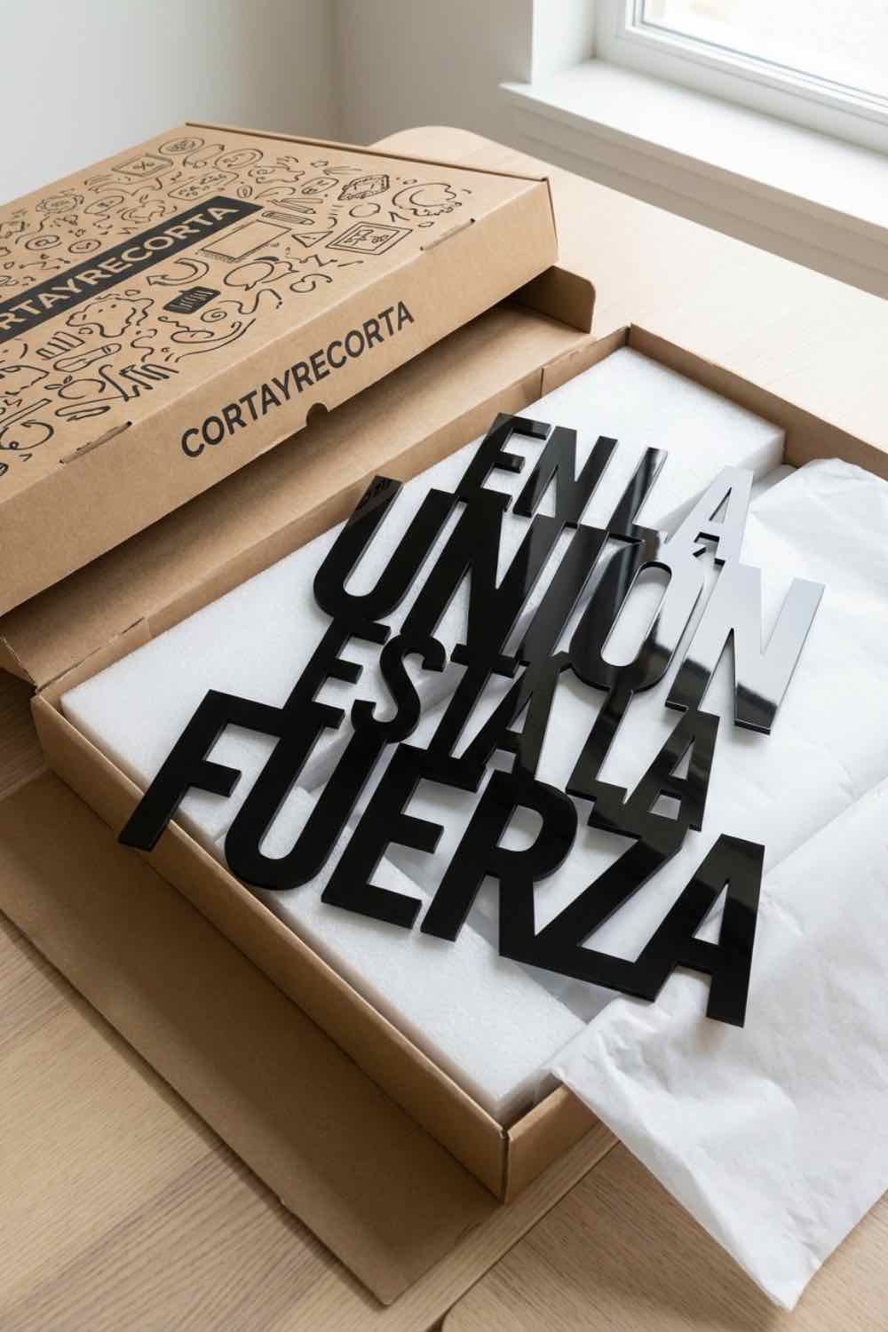 En la unión está la fuerza - Cuadro decorativo | Cortayrecorta.es