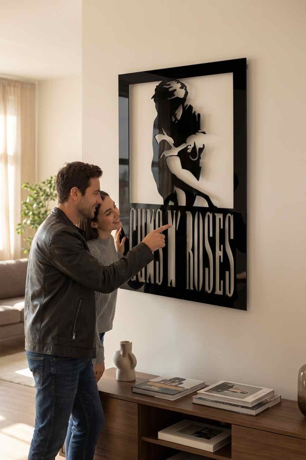 Guns And Roses Cartel - Cuadro decorativo | Cortayrecorta.es